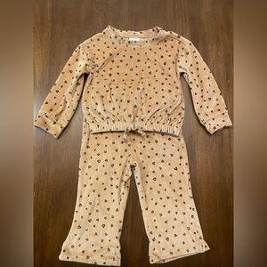 Jumping Beans Tan Set with Black Spots